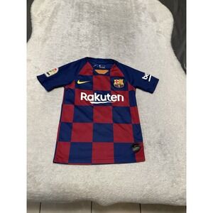 Barcelona 2019 2020 Home Football Shirt Soccer Jersey Nike AJ5801-457 Small Boy